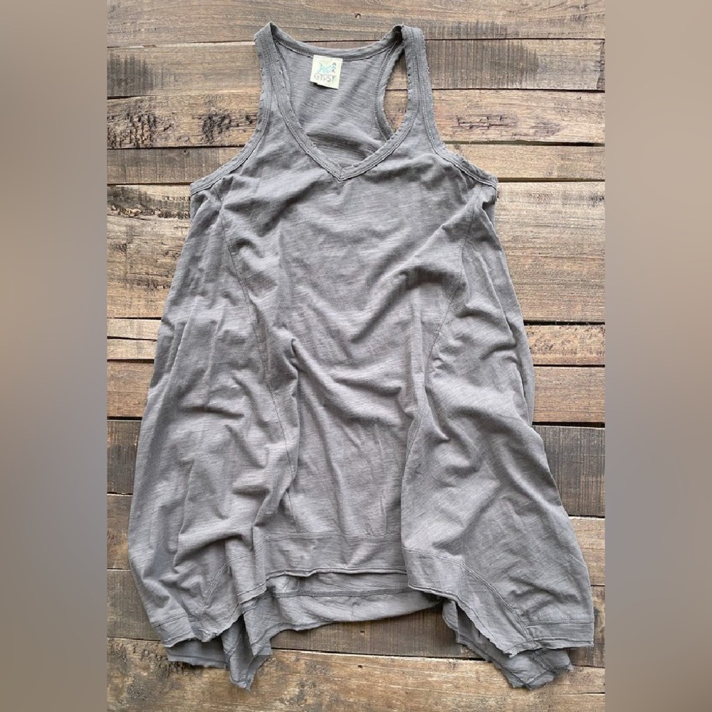 Jaiden Weathered Tank - Brown Ash